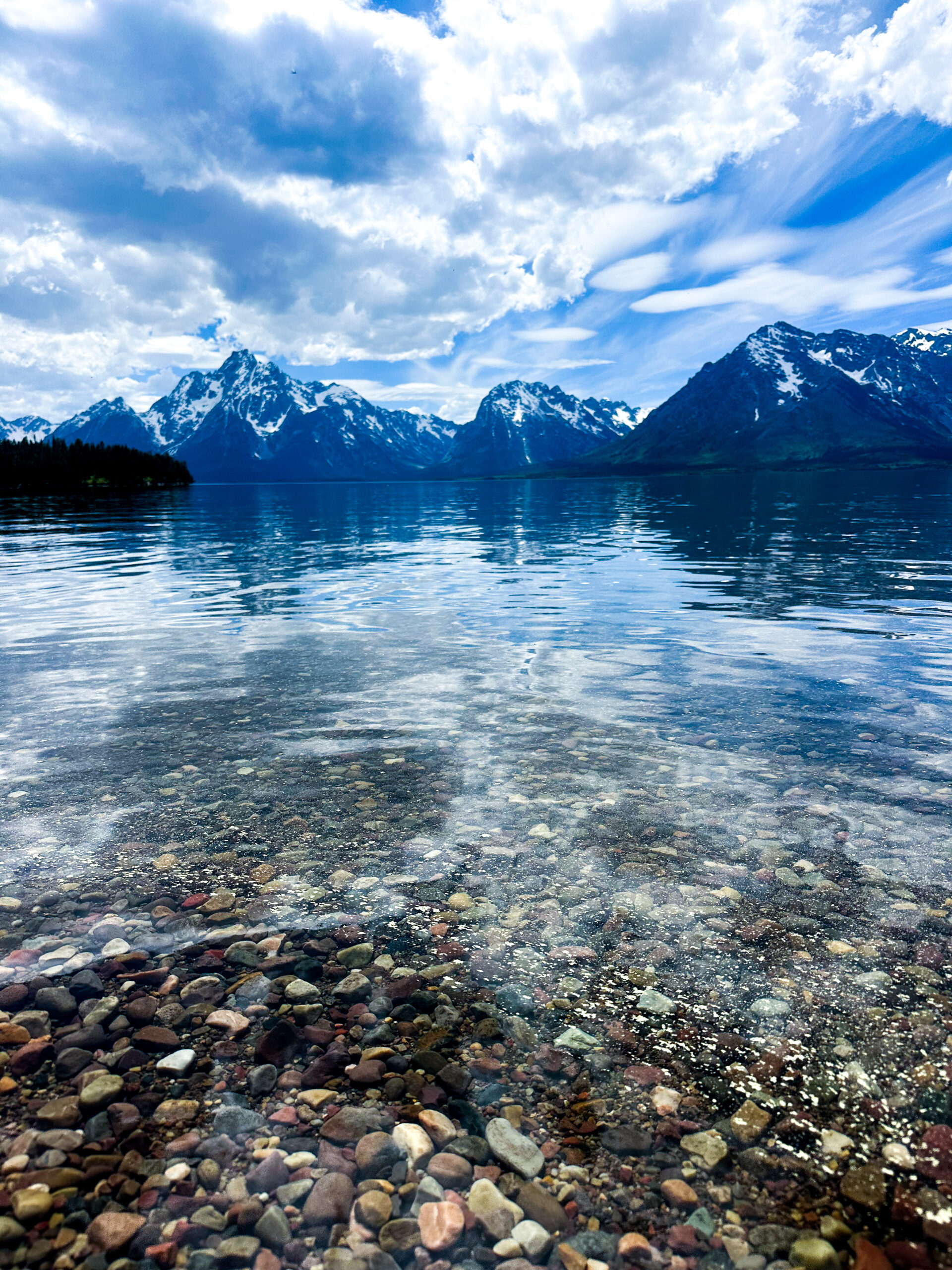 Jackson Lake view from the north side of the park