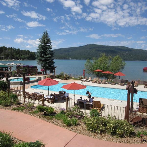 The Lodge at Whitefish Lake lakeside resort near Glacier National Park