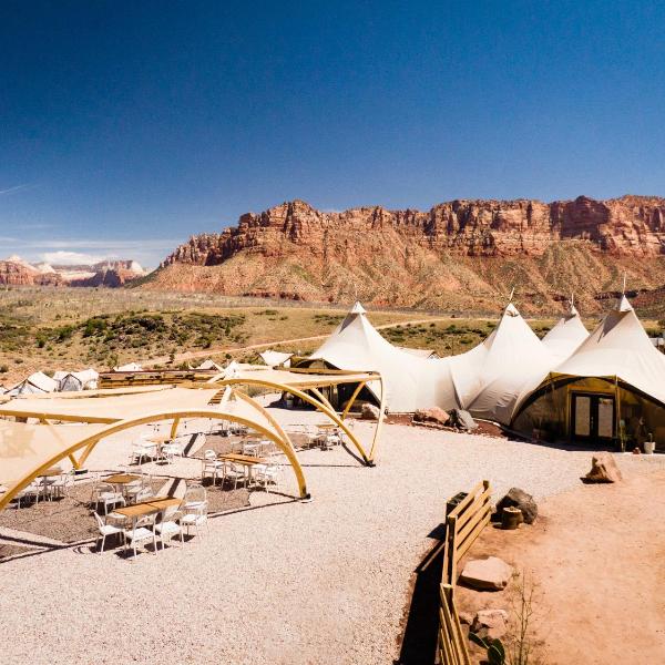 Under Canvas Zion safari-style tents in Virgin, Utah