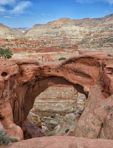 Cassidy Arch in Capitol Reef National Park