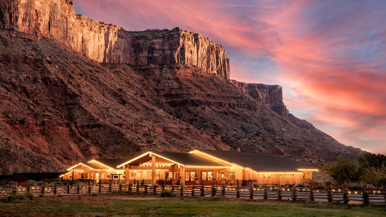 Red Cliffs Lodge on the Colorado River near Moab
